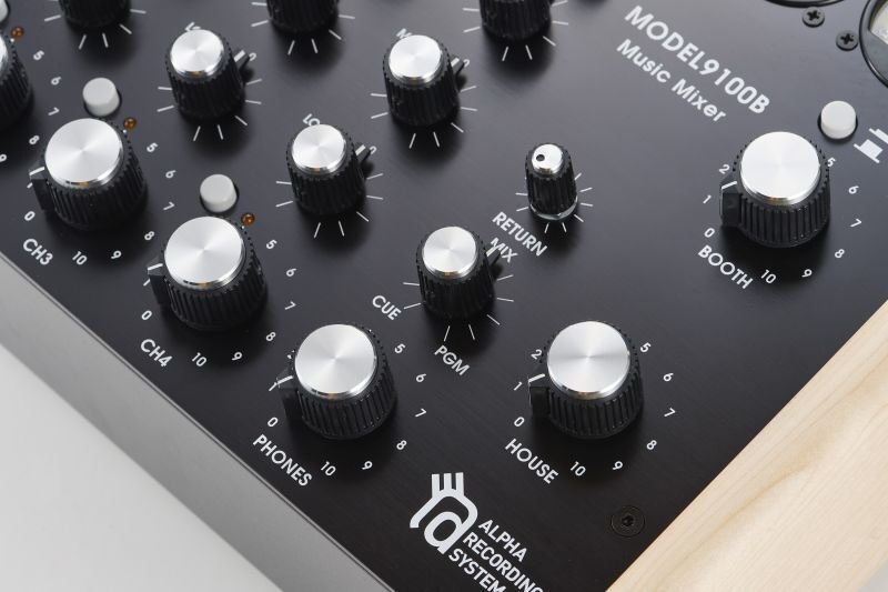 Photo3: ARS MODEL 9100BW MUSIC MIXER  WOOD TYPE