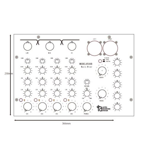 Other Images2: ARS MODEL 9500B MUSIC MIXER STD