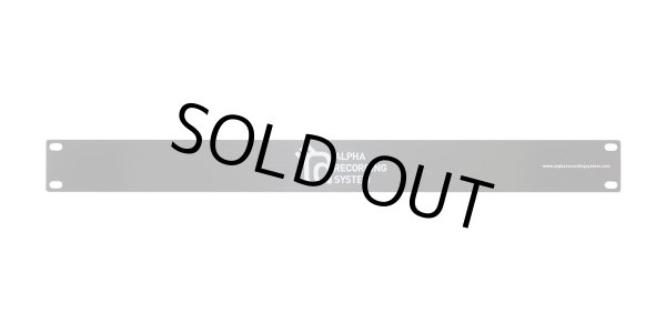 Photo1: 1U SPACE ALPHA FACE PLATE [ARS BL001]