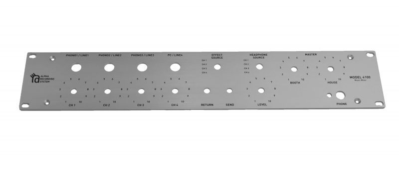 Photo1: MODEL4100 SL Silver FACE PLATE