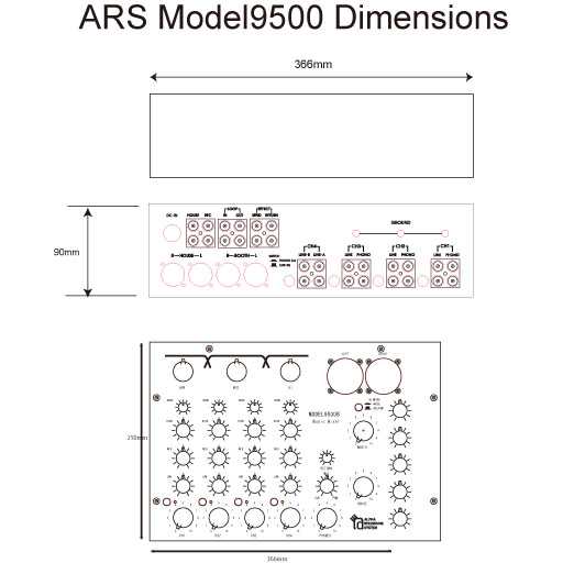 Photo: ARS MODEL 9500B  RED Anniversary limited edition 100 units